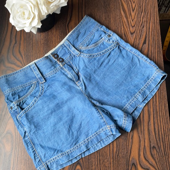 Athleta Pants - Athleta chambray shorts 2